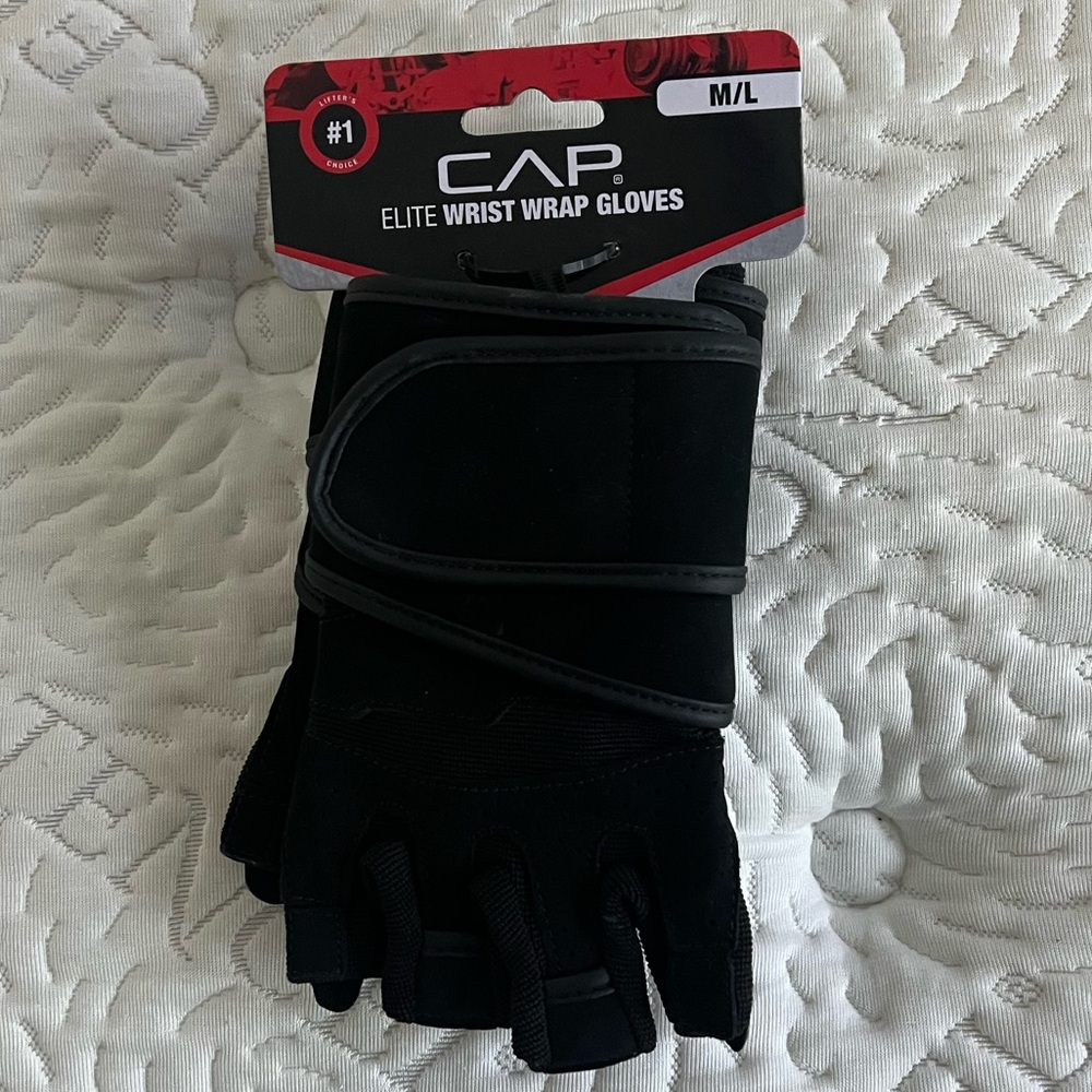 Wrist wrap gloves M/L